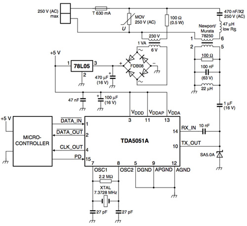NXP TDA5051A IC